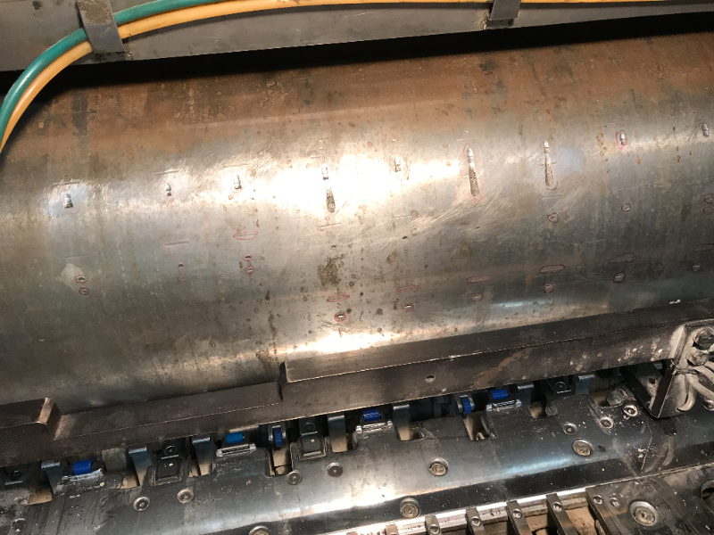 Printing Roller Surface Repair