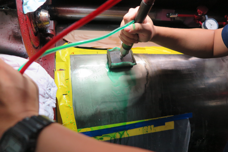 Printing Roller Surface Repair